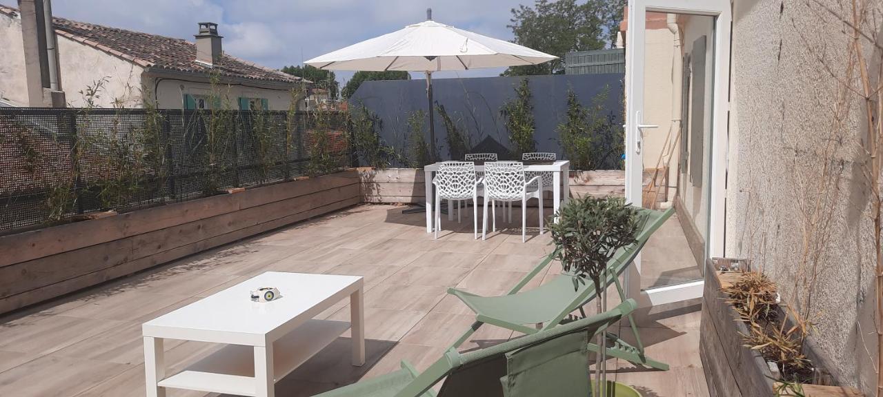 Studio Avec Terrasse Арль Экстерьер фото